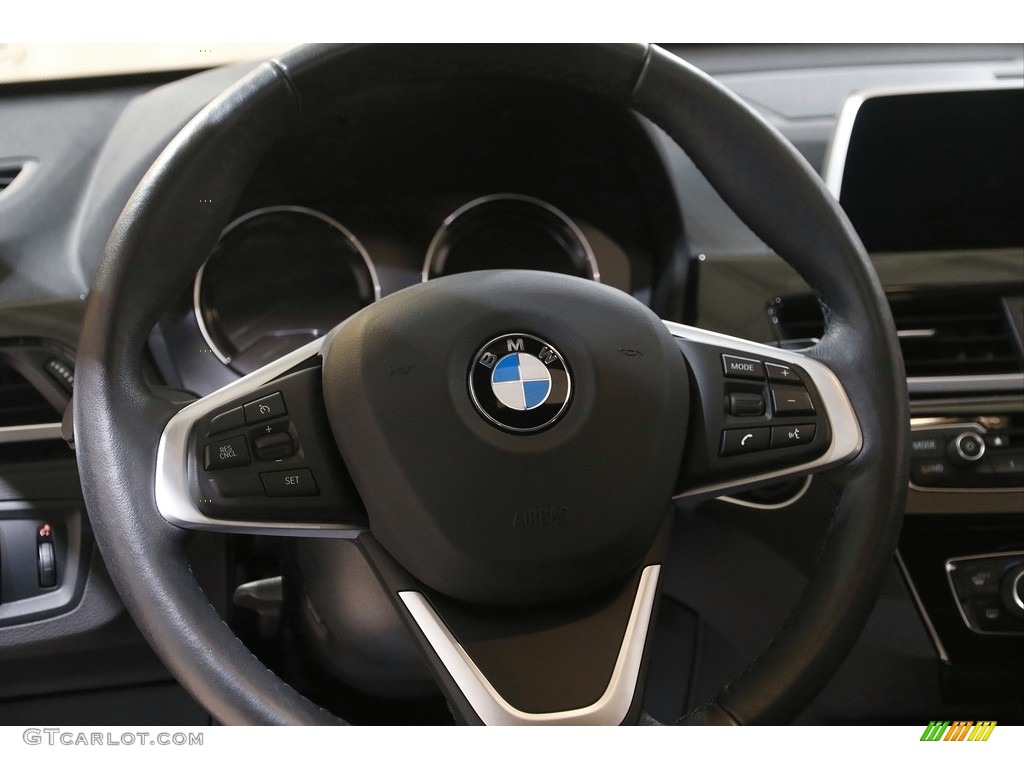 2018 X1 xDrive28i - Mediterranean Blue Metallic / Black photo #7
