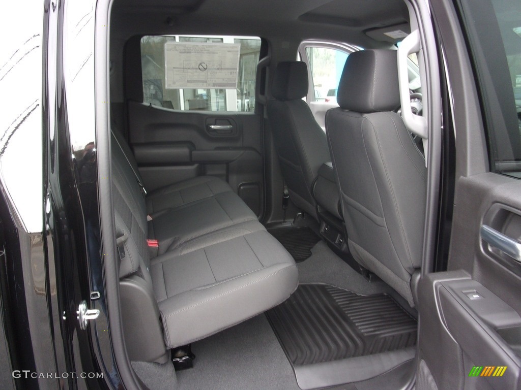 Jet Black Interior 2022 Chevrolet Silverado 1500 Custom Crew Cab 4x4 Photo #144013239
