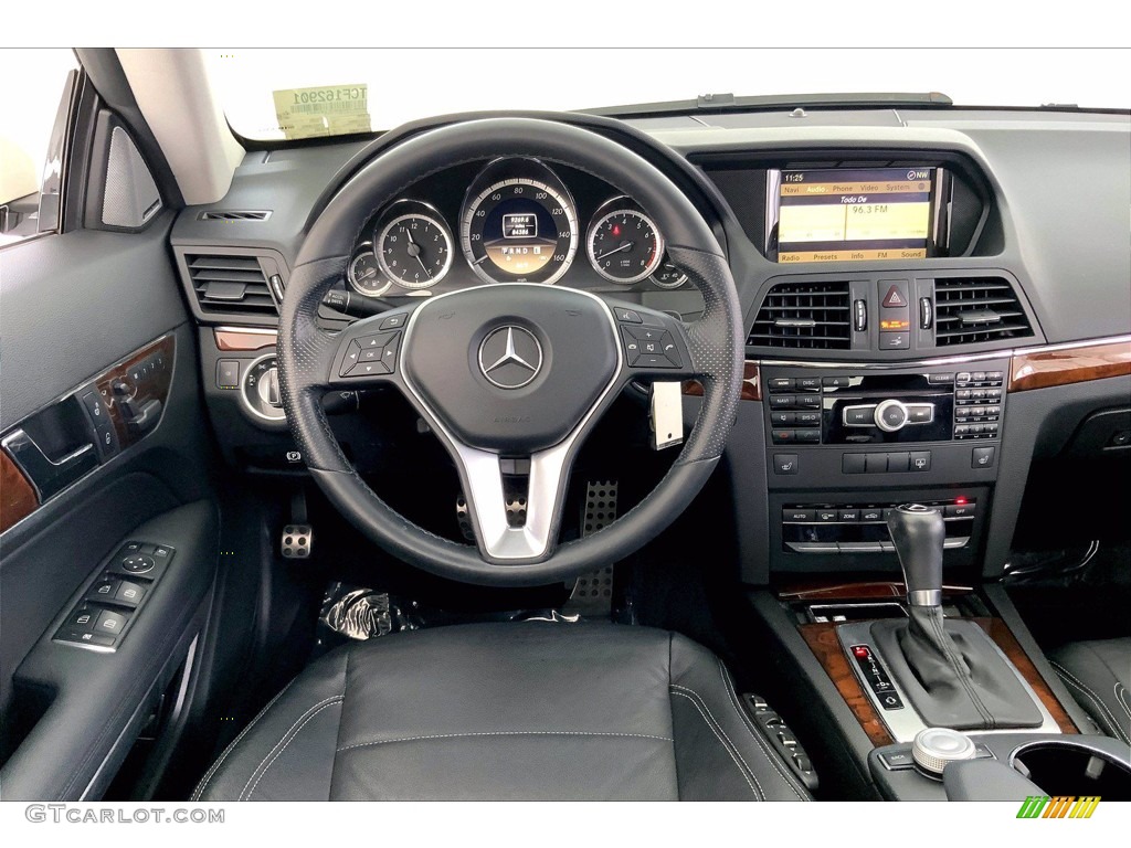 2012 E 350 Coupe - Arctic White / Black photo #4