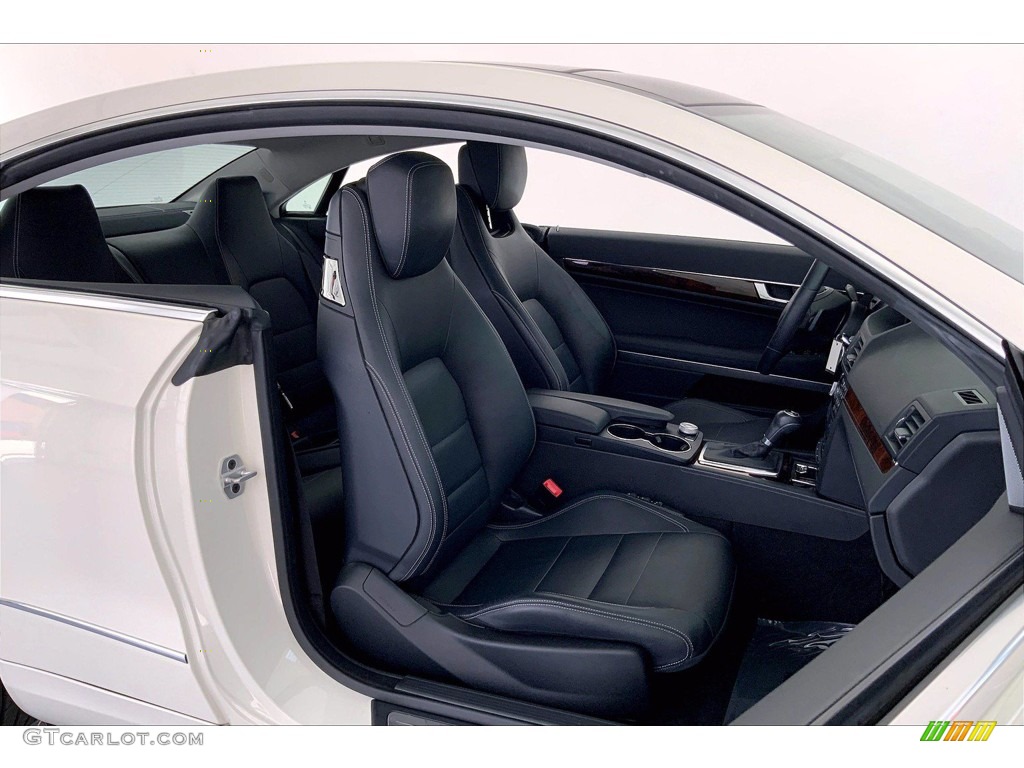 2012 E 350 Coupe - Arctic White / Black photo #6