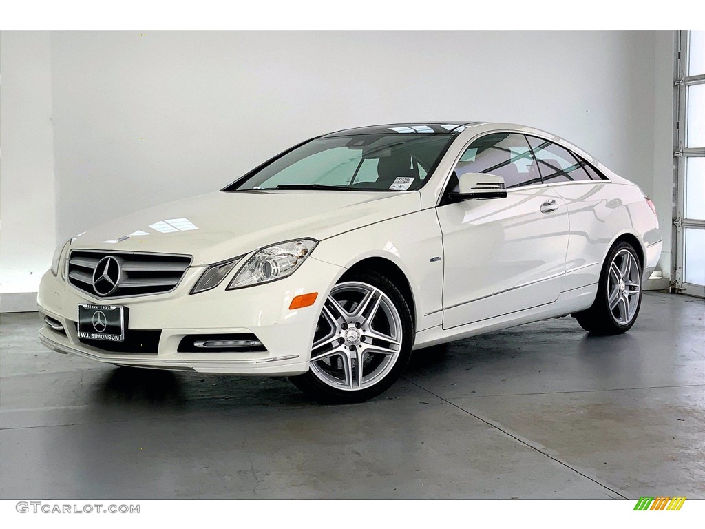 Arctic White 2012 Mercedes-Benz E 350 Coupe Exterior Photo #144014019