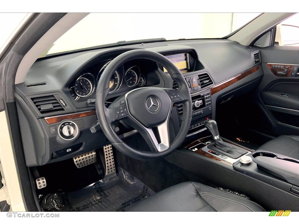 Black Interior 2012 Mercedes-Benz E 350 Coupe Photo #144014058
