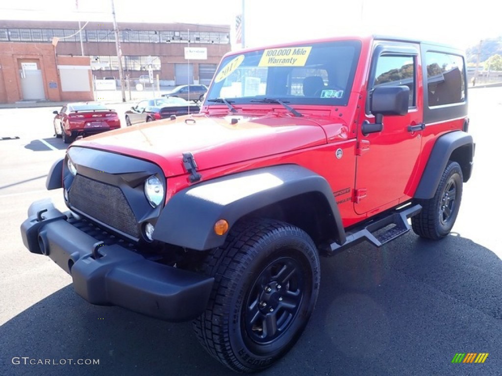 2017 Wrangler Sport 4x4 - Firecracker Red / Black photo #6