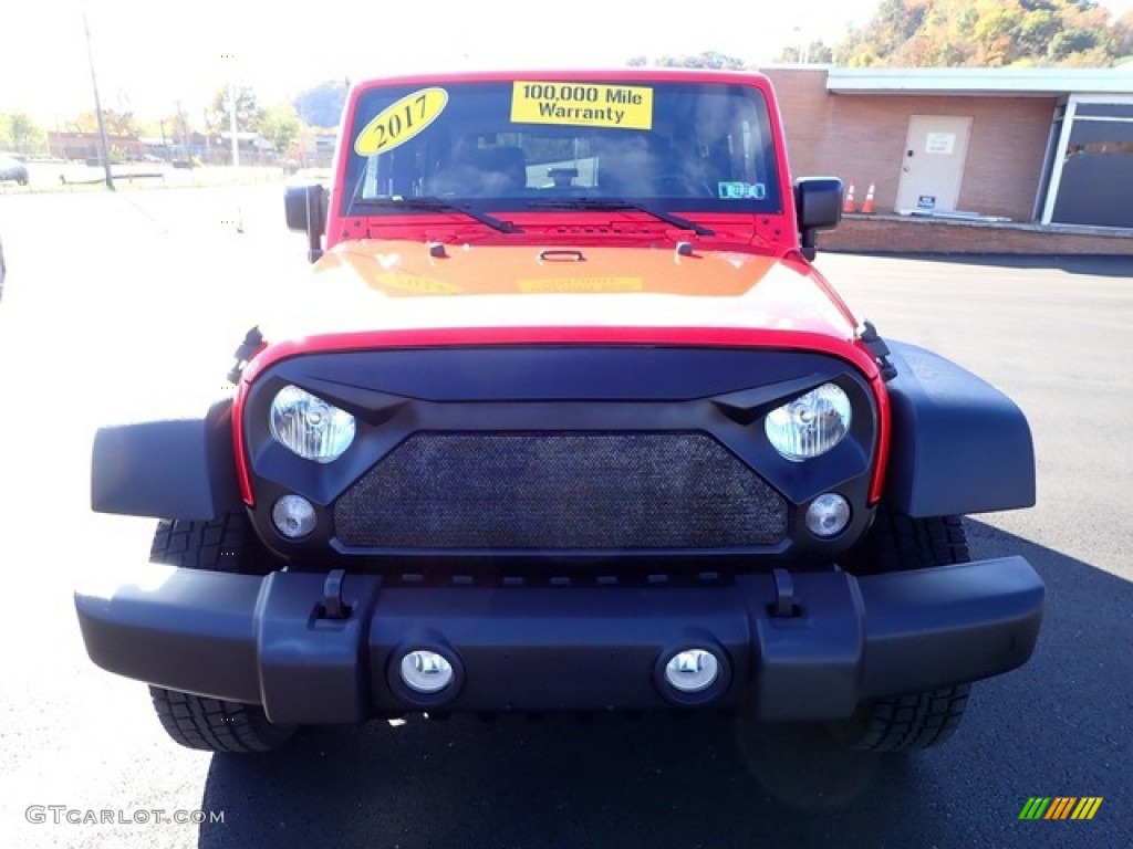 2017 Wrangler Sport 4x4 - Firecracker Red / Black photo #7