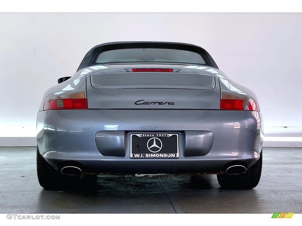 2002 911 Carrera Cabriolet - Seal Grey Metallic / Graphite Grey photo #3
