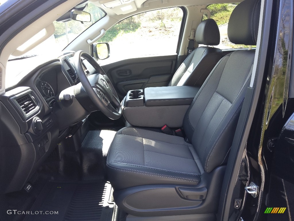 Charcoal Interior 2021 Nissan Titan S Crew Cab Photo #144015518