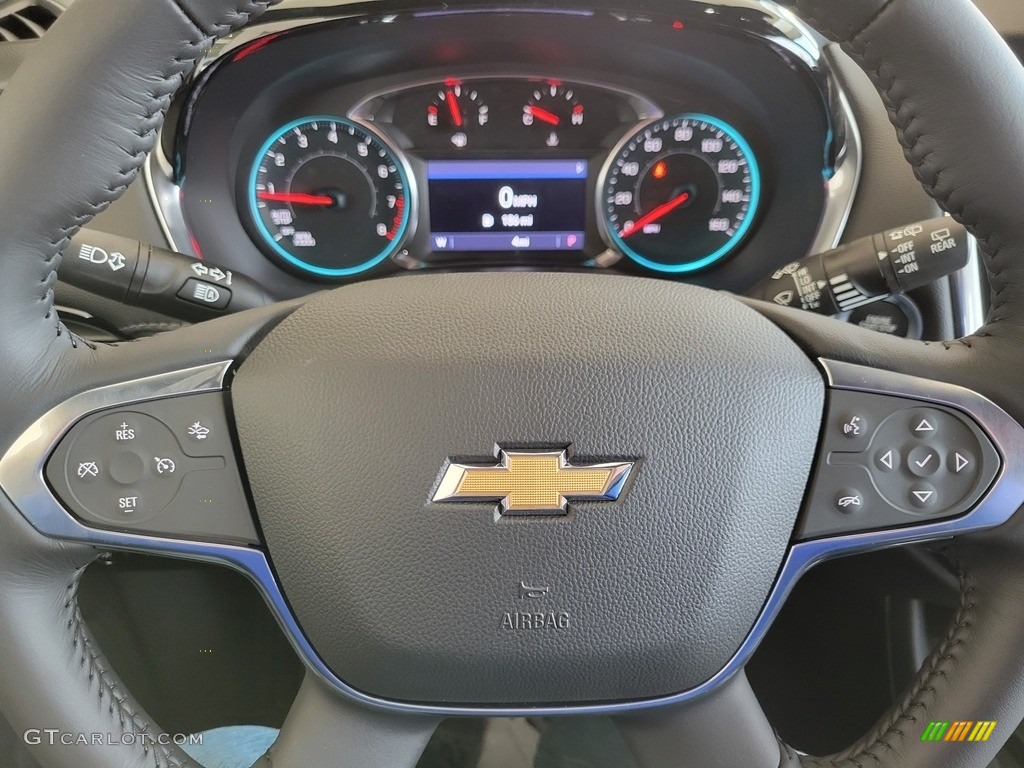 2022 Chevrolet Traverse LT Jet Black Steering Wheel Photo #144015833