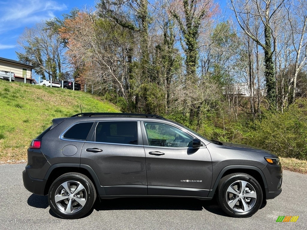 Granite Crystal Metallic 2022 Jeep Cherokee Limited 4x4 Exterior Photo #144015962