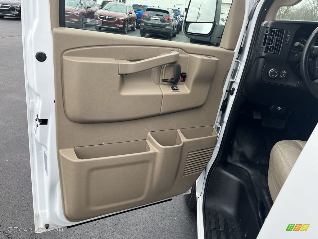2021 Chevrolet Express 2500 Cargo WT Medium Pewter Door Panel Photo #144015977