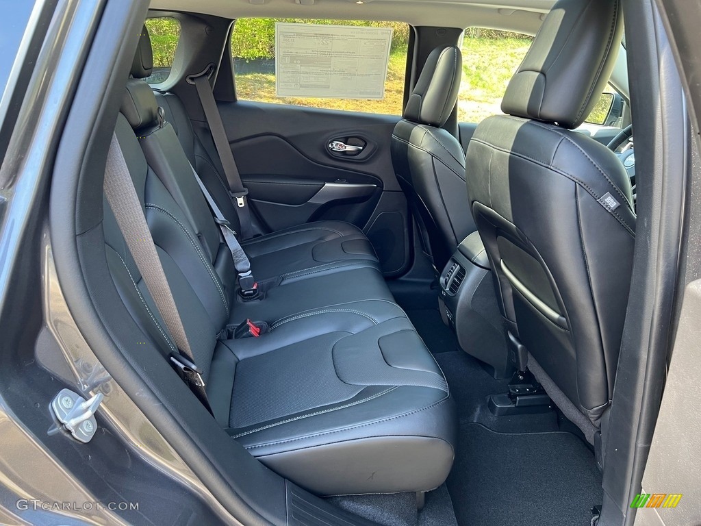 Black Interior 2022 Jeep Cherokee Limited 4x4 Photo #144016187