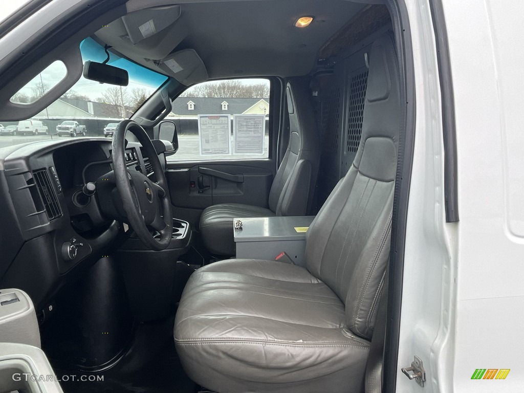 Medium Pewter Interior 2016 Chevrolet Express 3500 Cargo WT Photo #144016499