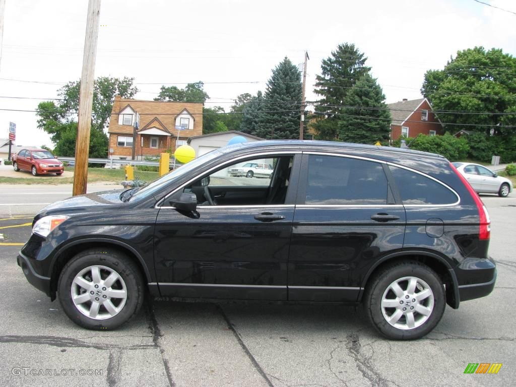 2008 CR-V EX 4WD - Nighthawk Black Pearl / Black photo #5