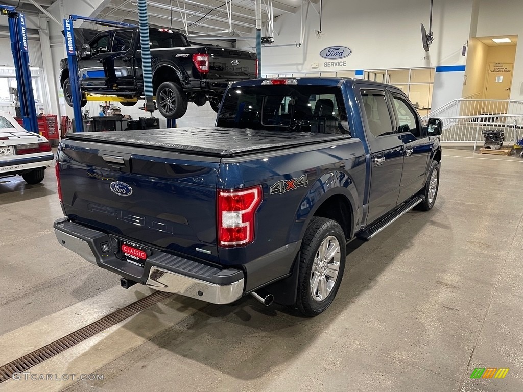 2019 F150 XLT SuperCrew 4x4 - Blue Jeans / Earth Gray photo #5