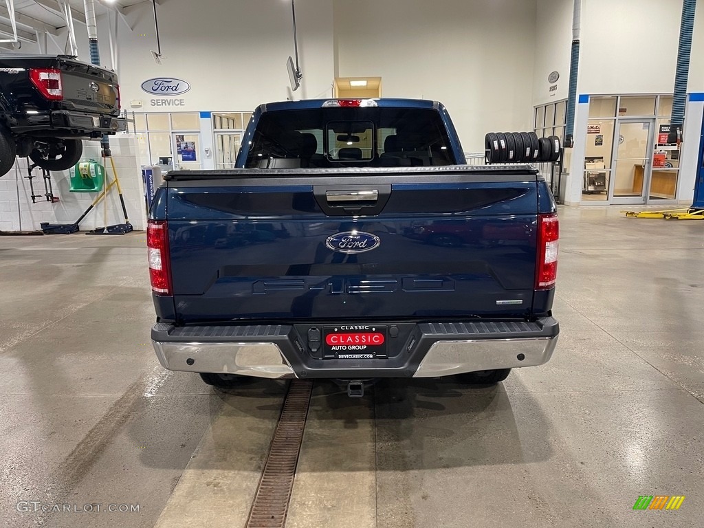 2019 F150 XLT SuperCrew 4x4 - Blue Jeans / Earth Gray photo #6