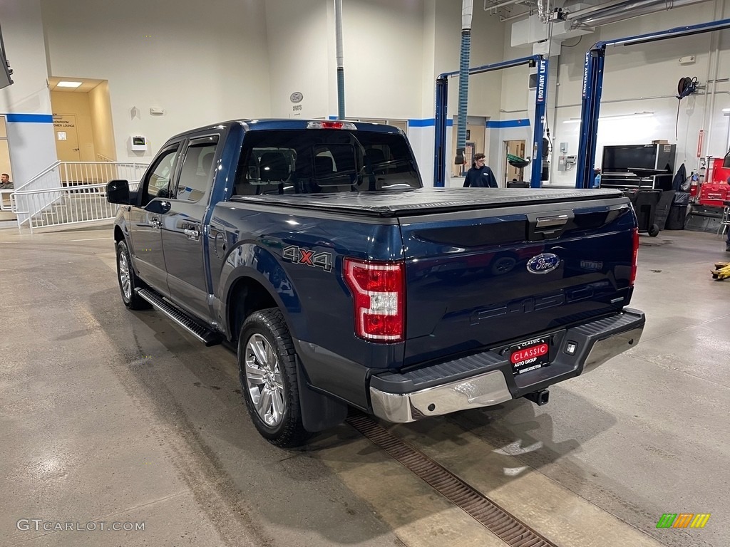 2019 F150 XLT SuperCrew 4x4 - Blue Jeans / Earth Gray photo #7