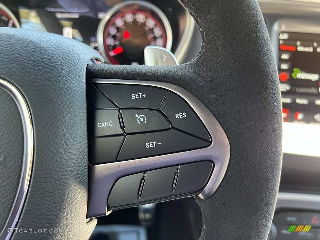 2022 Dodge Challenger 1320 Black Steering Wheel Photo #144016793