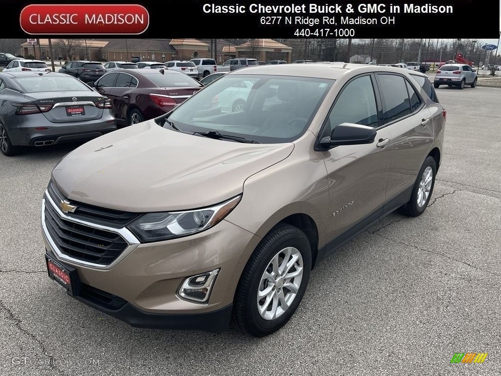 2019 Equinox LS AWD - Sandy Ridge Metallic / Medium Ash Gray photo #1