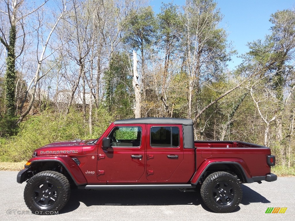 2022 Gladiator Mojave 4x4 - Snazzberry Pearl / Black photo #1