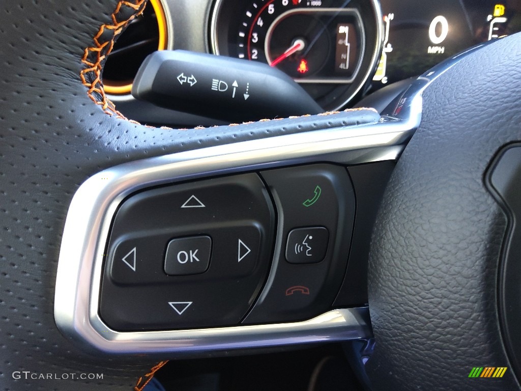 2022 Jeep Gladiator Mojave 4x4 Black Steering Wheel Photo #144017381