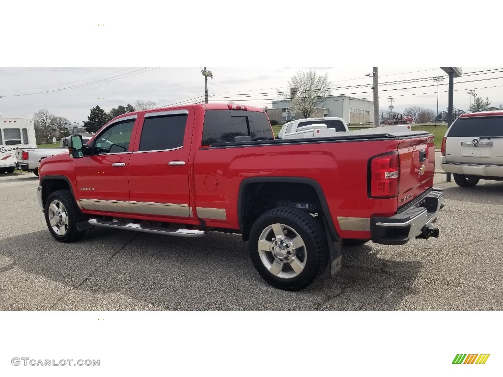 Cardinal Red 2016 GMC Sierra 2500HD SLT Crew Cab 4x4 Exterior Photo #144017843