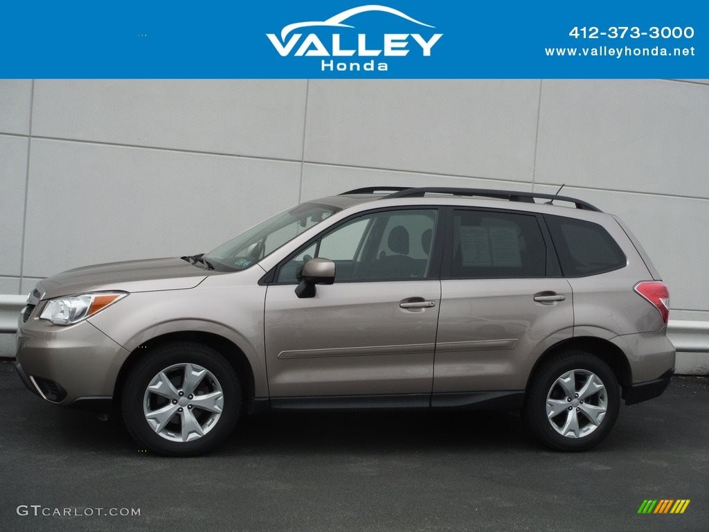2015 Forester 2.5i Premium - Burnished Bronze Metallic / Black photo #2