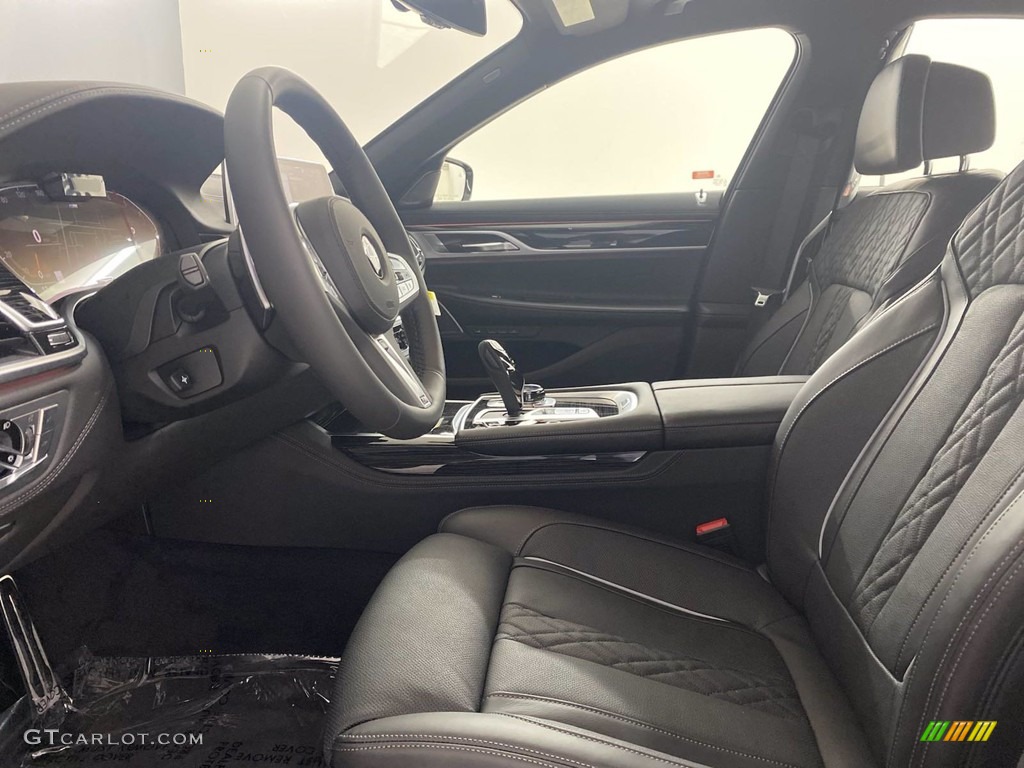 Black Interior 2022 BMW 7 Series 750i xDrive Sedan Photo #144019834