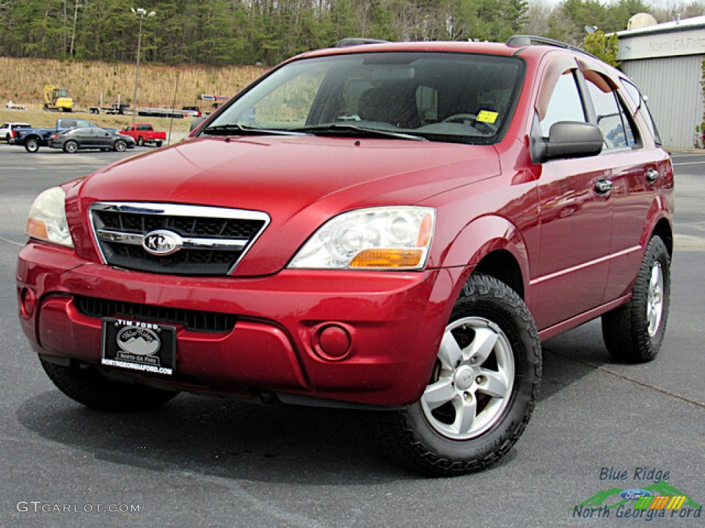 2009 Sorento LX - Spicy Red / Gray photo #1