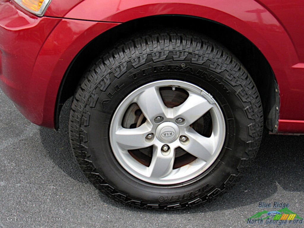 2009 Sorento LX - Spicy Red / Gray photo #9