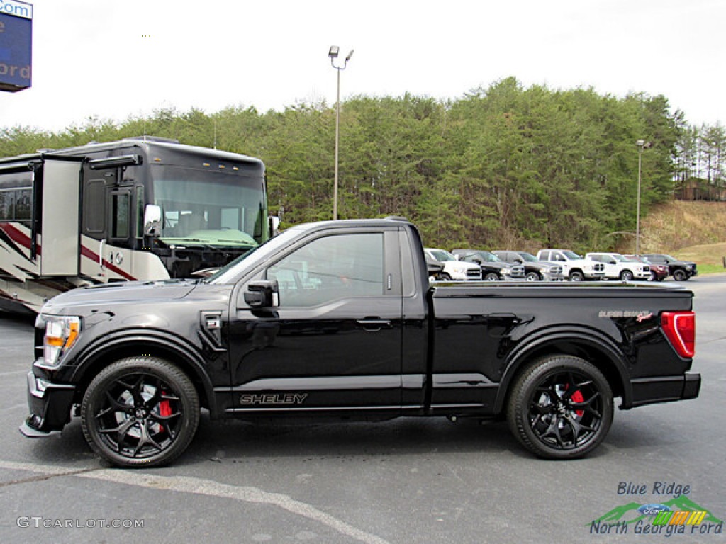 2021 F150 Shelby Super Snake Sport Regular Cab 4x4 - Agate Black / Shelby Black/Red photo #2