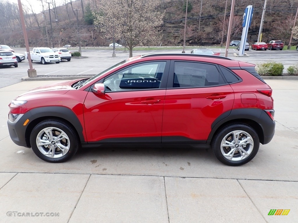 Pulse Red 2022 Hyundai Kona SEL AWD Exterior Photo #144020968