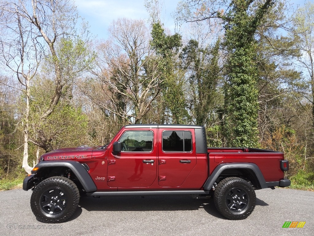 2022 Gladiator Mojave 4x4 - Snazzberry Pearl / Black photo #1