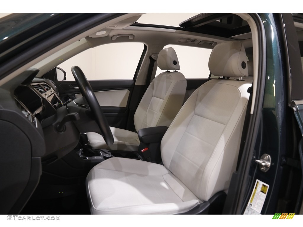 2019 Tiguan SEL 4MOTION - Dark Moss Green Metallic / Storm Gray photo #5