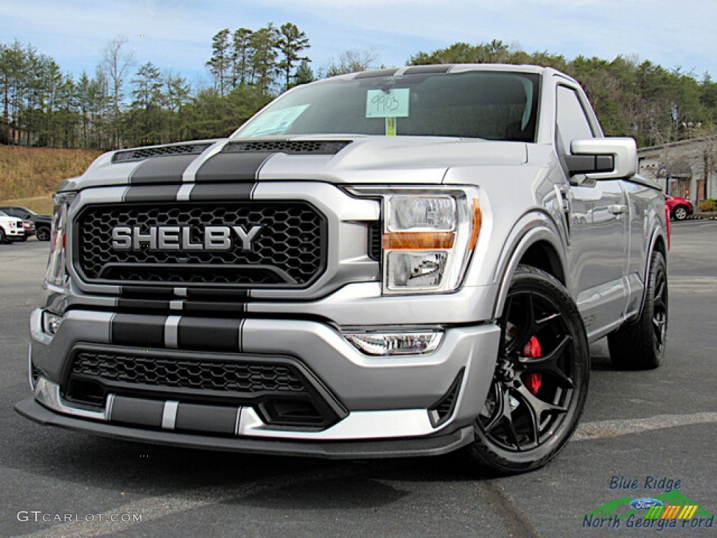 2021 F150 Shelby Super Snake Sport Regular Cab 4x4 - Iconic Silver / Shelby Black/Red photo #1