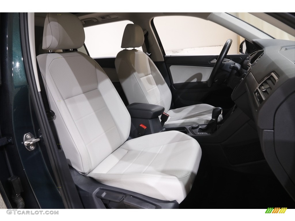 2019 Tiguan SEL 4MOTION - Dark Moss Green Metallic / Storm Gray photo #14