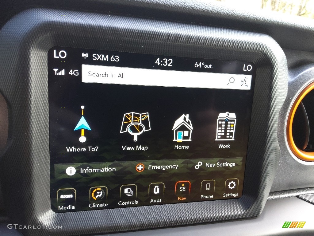 2022 Jeep Gladiator Mojave 4x4 Controls Photo #144021805