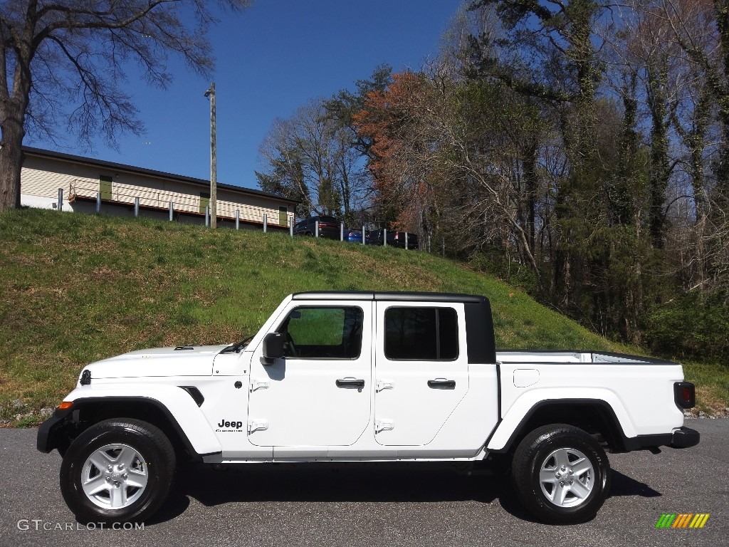 2022 Gladiator Sport 4x4 - Bright White / Black photo #1