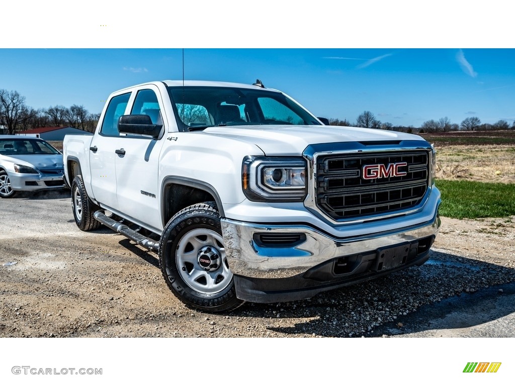 2017 Sierra 1500 Crew Cab 4WD - Summit White / Dark Ash/Jet Black photo #1