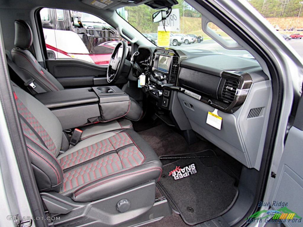2021 Ford F150 Shelby Super Snake Sport Regular Cab 4x4 Front Seat Photo #144022081