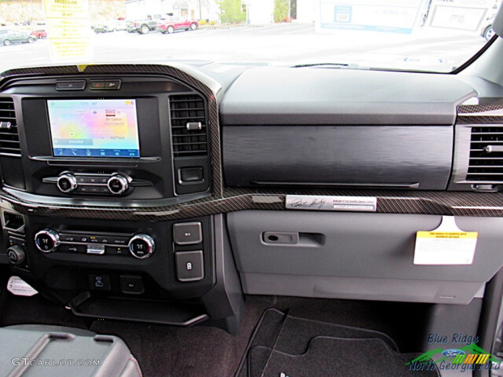 2021 Ford F150 Shelby Super Snake Sport Regular Cab 4x4 Shelby Black/Red Dashboard Photo #144022123