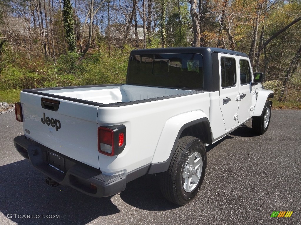 2022 Gladiator Sport 4x4 - Bright White / Black photo #6