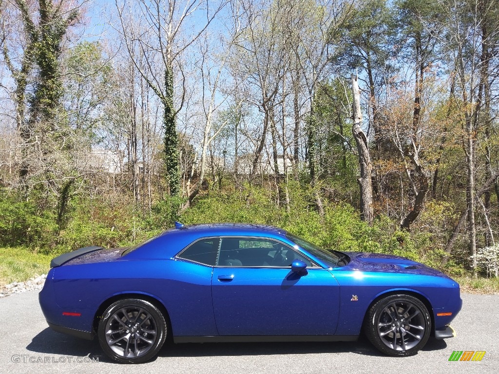 Indigo Blue 2022 Dodge Challenger R/T Scat Pack Exterior Photo #144023062