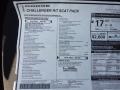 2022 Dodge Challenger R/T Scat Pack Window Sticker