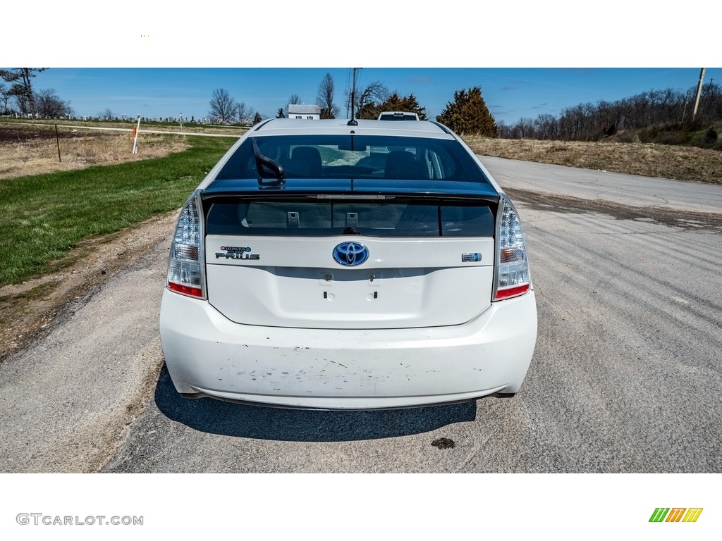 2010 Prius Hybrid II - Blizzard White Pearl / Dark Gray photo #5