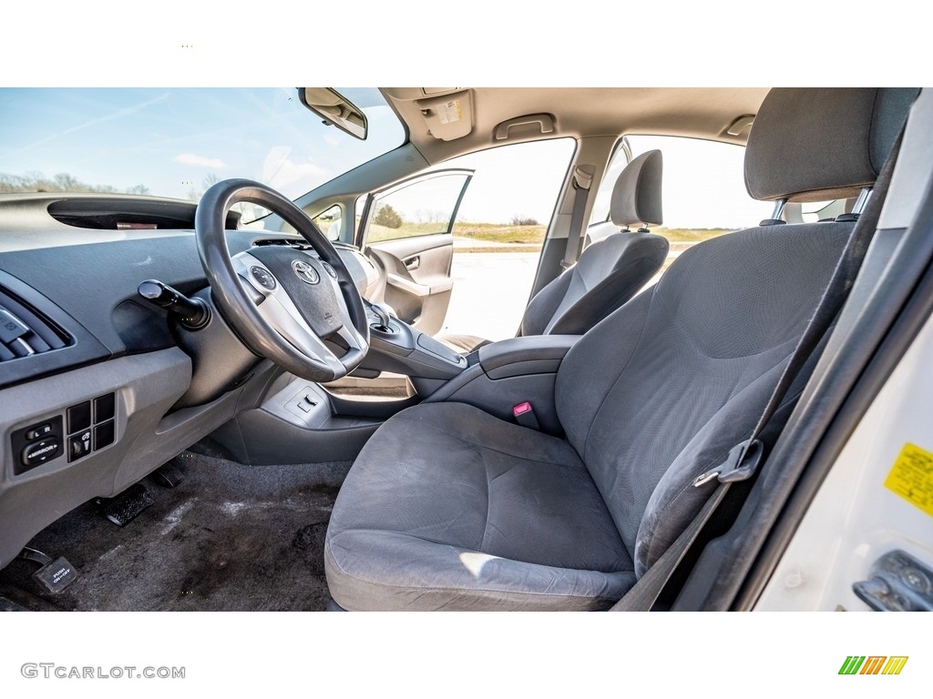 2010 Prius Hybrid II - Blizzard White Pearl / Dark Gray photo #17