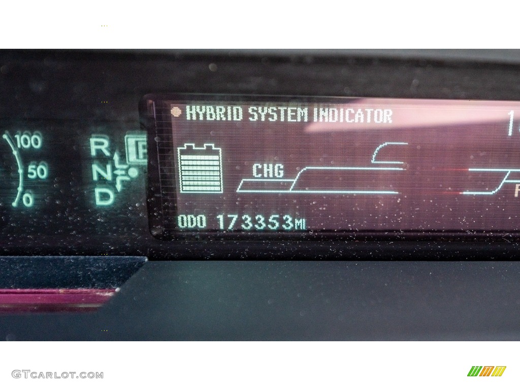 2010 Prius Hybrid II - Blizzard White Pearl / Dark Gray photo #31