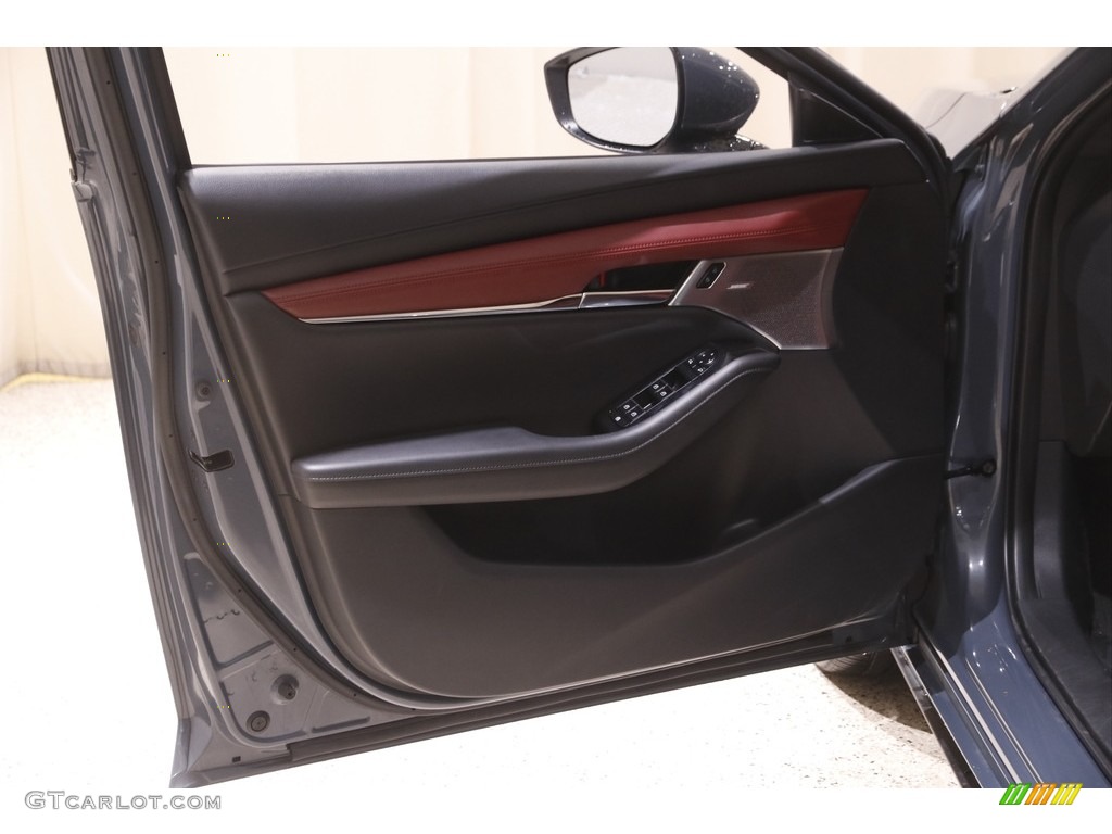 2020 MAZDA3 Premium Hatchback AWD - Polymetal Gray Metallic / Red photo #4