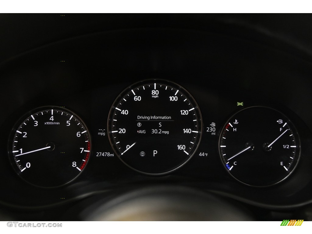 2020 MAZDA3 Premium Hatchback AWD - Polymetal Gray Metallic / Red photo #8