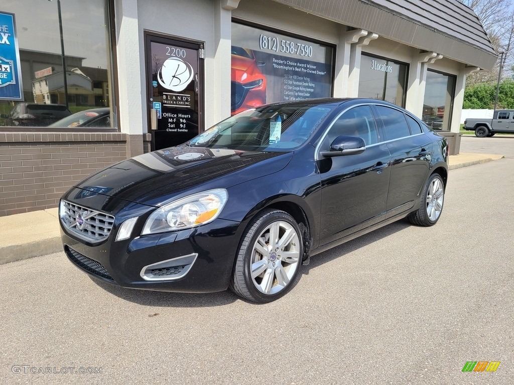 2012 S60 T5 - Black / Beechwood Brown/Off Black photo #2