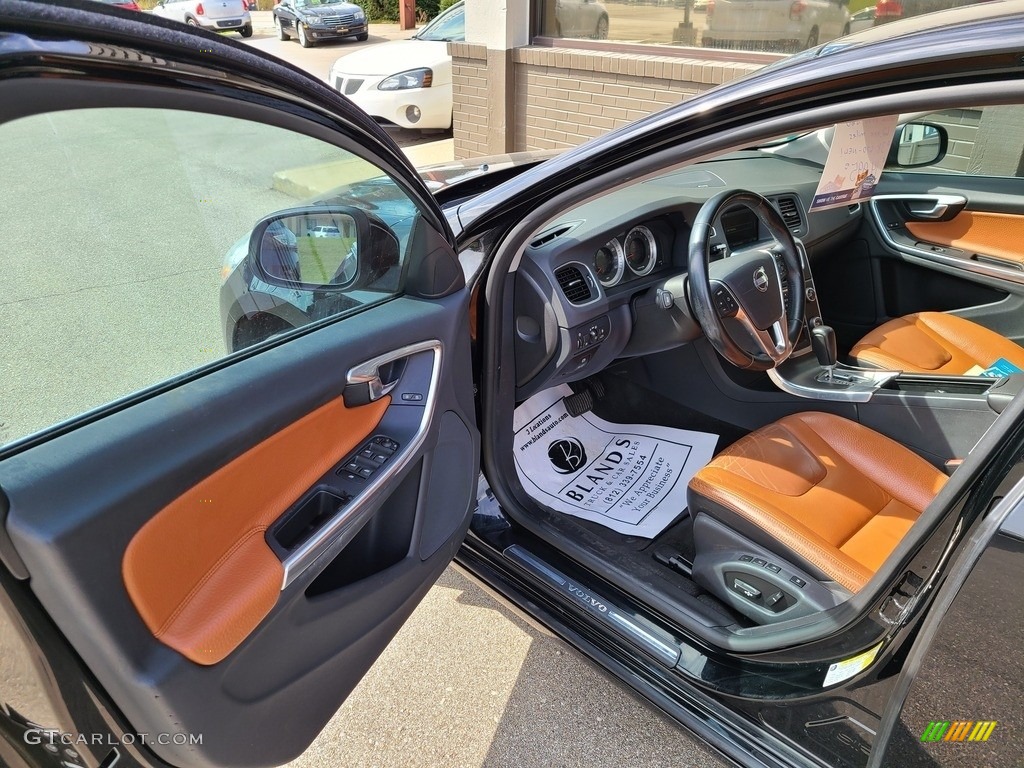 2012 S60 T5 - Black / Beechwood Brown/Off Black photo #3