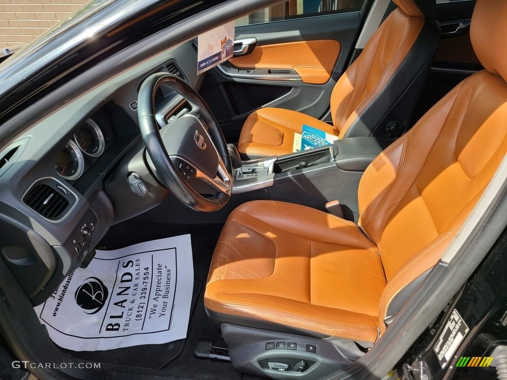 2012 S60 T5 - Black / Beechwood Brown/Off Black photo #5